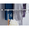 3 Tier Chrome Plated Wall Mount Towel Rail Bathroom Hanging Rack Holder Storage