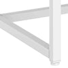 Living Room Modern Console Table White 106x35x75 cm Steel