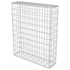 Garden Gabion Retaining Wall wire Cage fench Basket Galvanised Stone Patio New