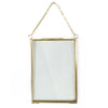 Glass Metal Photo Frame Stand Transparent Leaf Gold Nordic Photo Frame Ornament