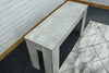 Grey Dining Table And 4 Chairs Dining Room Wood kitchen table and Leather chairs