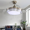 Ceiling Fan Light Living Room LED Lighting Retractable Blades Remote Control