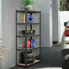 5 TIER BOLTLESS METAL SHELVING UNIT STORAGE RACKING SHELVES GARAGE WAREHOUSE