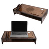 TV Monitor Stand Bamboo Computer Laptop Table Riser Shelf for Home Office Supply