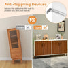 Kitchen Buffet Sideboard Wooden Storage Cabinet Floor Standing Storage Cupboard