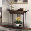 2 Tiers Console Table Entry Hallway Table Drawer Design Sofa Side Display Shelf