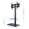 Floor Cantilever TV Stand for 32-65inch Swivel 3 Level Height Adjustable Bracket