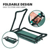 Folding Garden Kneeling Stool Portable Padded Kneeler and Seat W/ 2 Tool Pouches