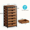 Vintage Brown Dresser Chest of 7 Drawers Bedroom Storage Cabinet Home Furniture