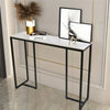 Marble Console Table Large Side End Table Entry Hall Table Open Storage Shelf UK