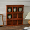 Small Desktop Wooden Storage Unit Jewellery Trinket Box Cabinet Display Shelves