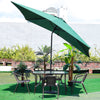 3m Rectangle Garden Banana Sun Parasol Patio Sun Shade Umbrellas Tilt Crank Kits