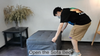 Sofa Bed 4 in 1 Convertible Chair Folding Ottoman Lounger Sleeper Metal Frame UK