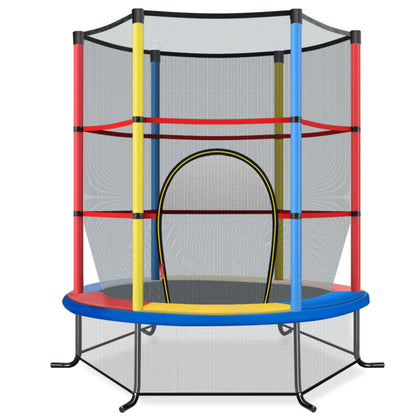 5.5FT Trampoline Safety Net Enclosure Children Kids Jumper Indoor Outdoor Play