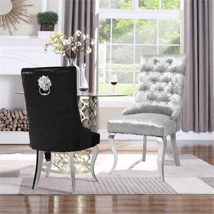 Heavy Duty Velvet Dining Chair Padded Studying Dining Office Banquet Event Chair