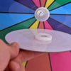 24" Color Prize Wheel Dry Erase Fortune Spinning Tabletop Win Game Party Stand