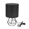 Table Lamp 40cm Modern Bedside Lamps Shade Wire Cage Lounge Light Copper UK