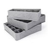 3pcs Foldable Underwear Bra Fabric Socks Box Storage Organizer Drawer Dividers