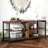 TV Stand Console Table Industrial 3-Tier Rustic Console Entryway/Hallw