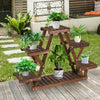 Anti-mould Wood Flower Rack Plant Stand Home Corner Bonsai Display Shelf Garden