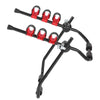 3 BIKE CARRIER FOR CAR TRUNK MOUNT RACK BICYCLE STAND CYCLE UNIVERSAL CAR RACK