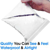 GRIP SEAL ZIP LOCK BAGS Self Resealable Clear Polythene Poly Plastic UK Stock