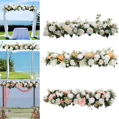 1M Wedding Backdrop Arrangement Peony Flower Row TopTable Centrepiece Vase Decor