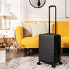 Lightweight Hard Shell Suitcase Carry On Hand Cabin Luggage W/ TSA Lock Black