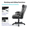 Ergonomic Adjustable Office Chair Tilt Gaming Racing Sport PU Leather Mesh Chair