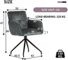 Modern Fabric Leisure ArmChair w/ Metal Leg for Living Dining Room Bedroom