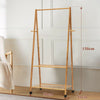 Wooden Clothes Rail Bedroom Open Wardrobe Stand Storage Rack Unit Shoe Shelves
