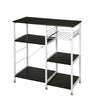 3-Tier Microwave Stand Storage Kitchen Cart Oven Baker's Rack Shelf Organizer UK