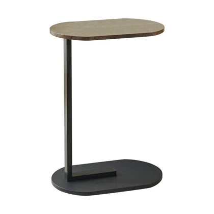 C-Shaped Side Table for Sofa 62.5cm End Table for Living Room