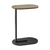 C-Shaped Side Table for Sofa 62.5cm End Table for Living Room