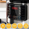 Electric Pressure Cooker 5L Steriliser Slow Cooker Rice Steamer Warmer 900W