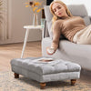 Chesterfield Footstool/coffee table, pouffe 90 x 60x 30cm W*D*H