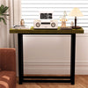 Vintage Console Table Industrial Hallway Table with Metal Stand for Living Room