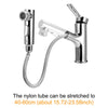 Bathroom Brass Sink Faucet Rinser Cold Hot Mixer Tap Basin Tap Pull Out Sprayer