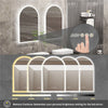 Superbright LED Bathroom Mirror Arch HD Smart Vanity Mirror Anti Fog Frameless