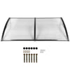 Door Canopy Awning Shelter Front Back Outdoor Porch Patio Window Roof Rain Cover