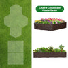 Shape Adjustable Raised Garden Bed Outdoor Planter Box Flower Planting Container
