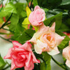 2 x8Ft Artificial Fake Silk Rose Flower Ivy Vine Garland Wedding Party 9 Colours