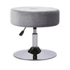 Velvet Round Gas Lift Barstool Swivel Dining Stool Makeup Chair Padded Footstool