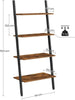 Industrial Ladder Bookcase Rustic Shelving Unit Modern Home Storage Furniture