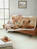 Luxury Union Jack USA Flag Cosy Fleece Sofa Bed Blanket Throw Sherpa Faux Fur
