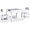 Children's Table with 2 Chairs MDF Detachable Rugged multifunction