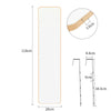 Large Over Door Mirror Bedroom Full Length Floor Mirror Bathroom Glass 118x28cm