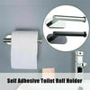 Self Adhesive Toilet Roll Holder Bar Towel Ring Rail Stainless-Stee