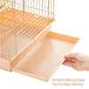 Small Bird Cage Travel Parrot Cage with Open Top&Toy for Budgie/Canary/