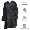 Hoodie Blanket Reversible Oversized Ultra Plush Sherpa Giant Hooded Sweatshirt